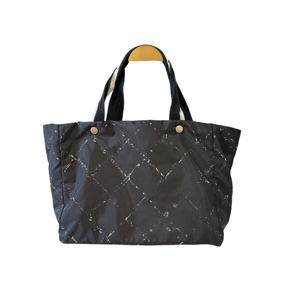 Chanel Travel Ligne Tote* Black Nylon Tote*Rare style*Red interior*Hologram*COA - Picture 1 of 10